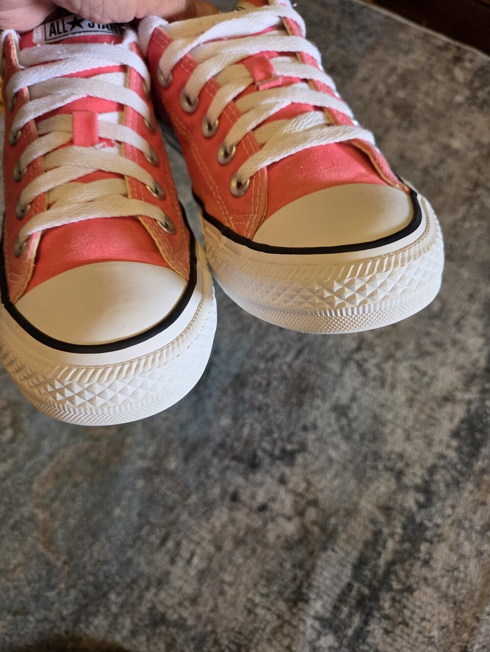 Converse Chuck Taylor All Star Low Top "Punch Coral Unisex Men's 7/ Women's 9 - Picture 6 of 9